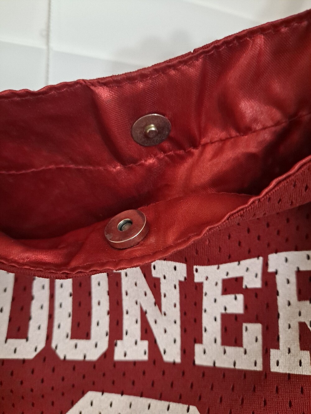 OU Sooners University of Oklahoma Jersey Tote Bag - Picture 6 of 8